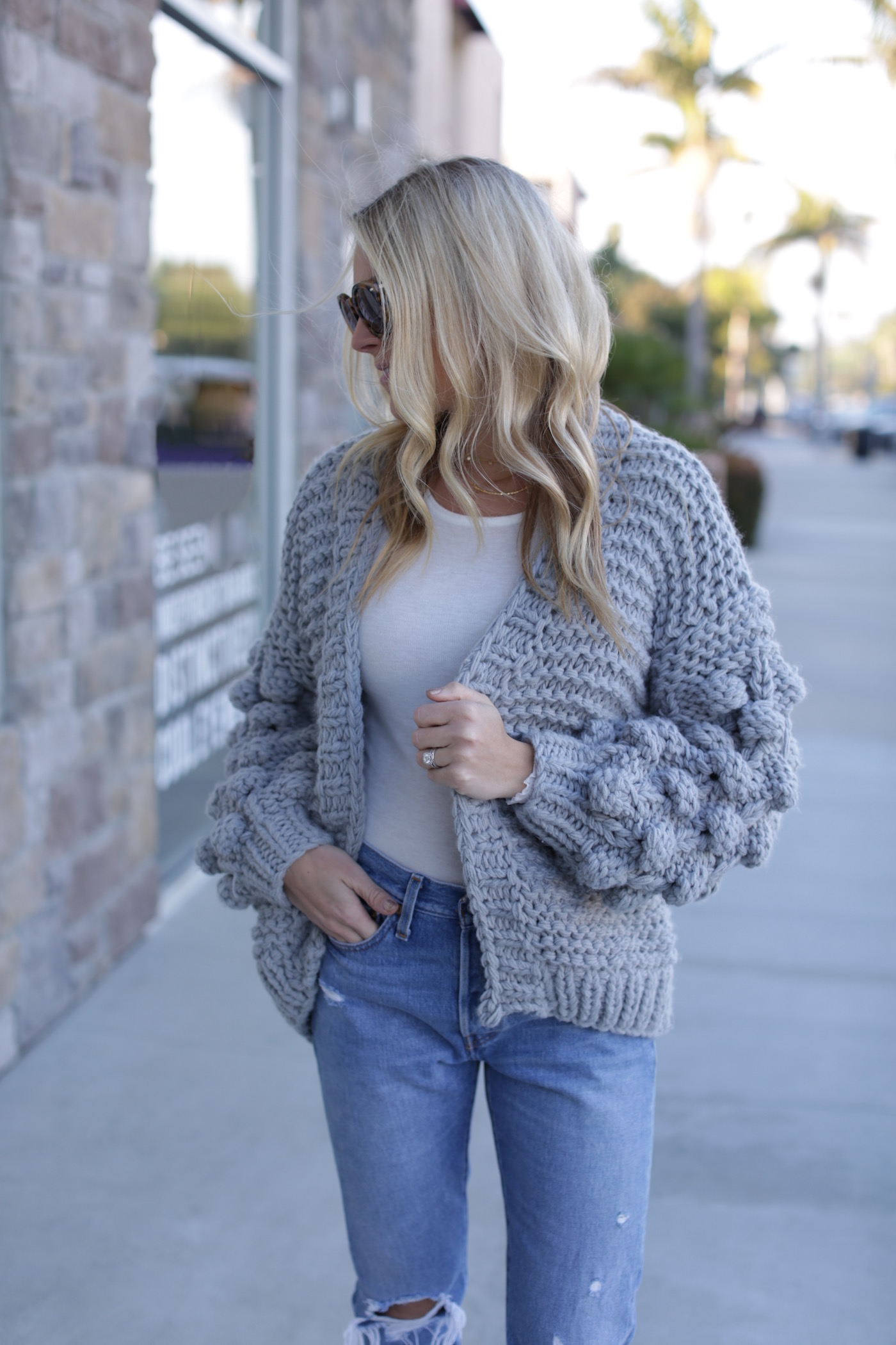 Chunky Knit Cardigan by Sprinkles on Sunday