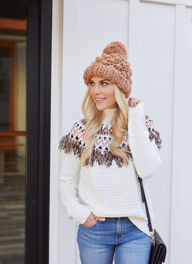 fringe sweater