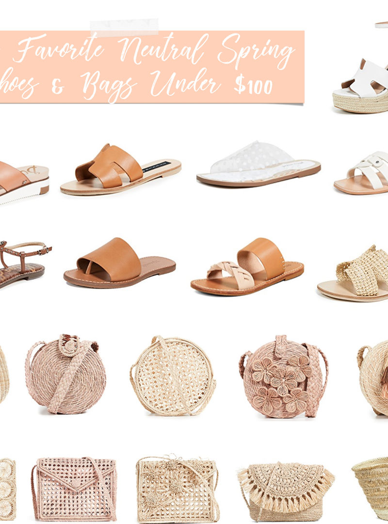 neutral bags and shoes